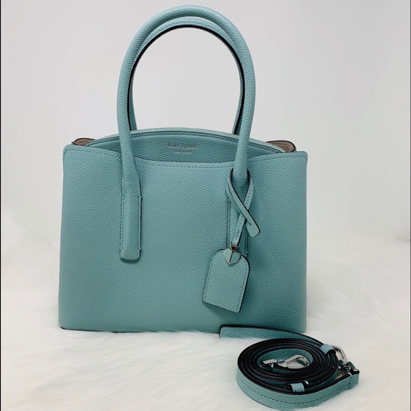 kate spade Handbags - Kate spade medium Margaux bag hazy satchel Blue